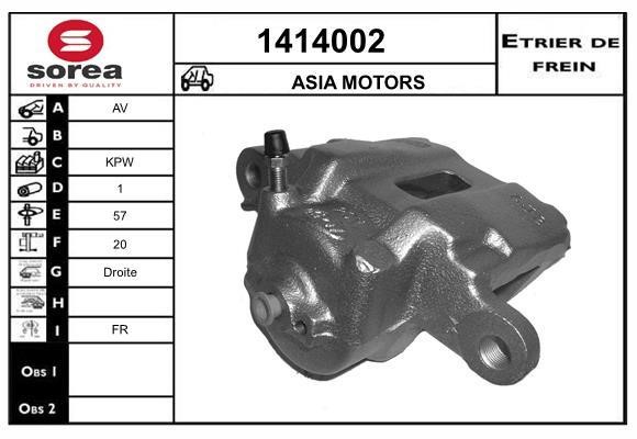 SNRA 1414002 Bremssattel 1414002: Kaufen Sie zu einem guten Preis in Polen bei 2407.PL!