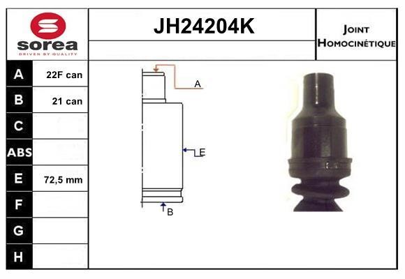 SNRA JH24204K CV joint JH24204K: Buy near me in Poland at 2407.PL - Good price!