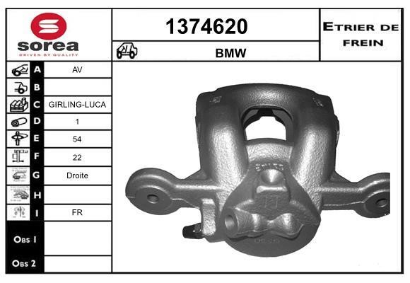 SNRA 1374620 Суппорт тормозной 1374620: Отличная цена - Купить в Польше на 2407.PL!