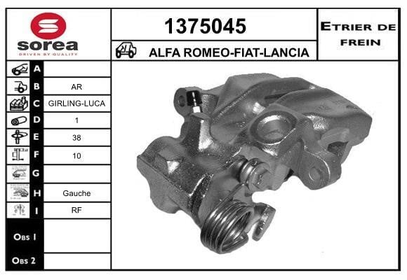 SNRA 1375045 Brake caliper rear left 1375045: Buy near me in Poland at 2407.PL - Good price!
