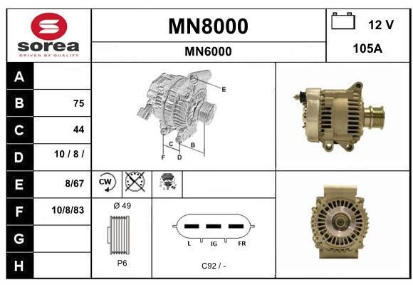 SNRA MN8000 Generator MN8000: Kaufen Sie zu einem guten Preis in Polen bei 2407.PL!