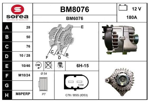 SNRA BM8076 Генератор BM8076: Приваблива ціна - Купити у Польщі на 2407.PL!