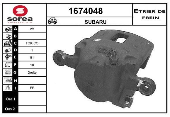 SNRA 1674048 Суппорт тормозной 1674048: Отличная цена - Купить в Польше на 2407.PL!