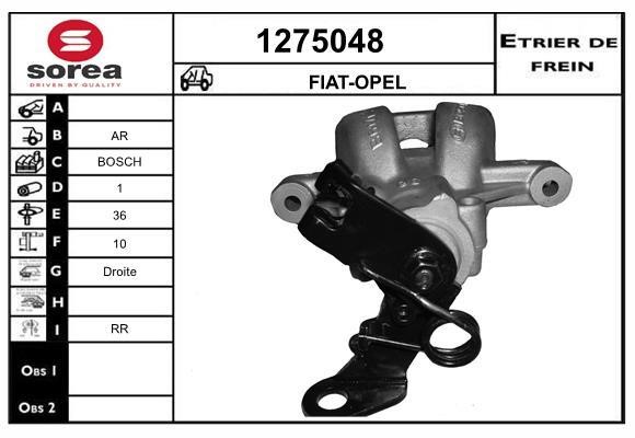 SNRA 1275048 Суппорт тормозной задний правый 1275048: Купить в Польше - Отличная цена на 2407.PL!