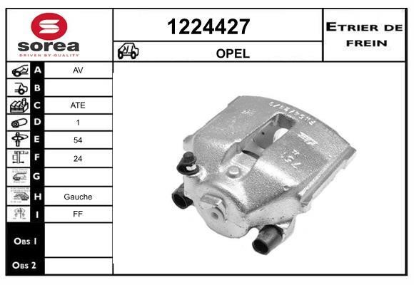 SNRA 1224427 Brake caliper front left 1224427: Buy near me in Poland at 2407.PL - Good price!