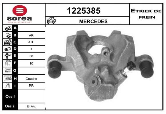 SNRA 1225385 Brake caliper 1225385: Buy near me at 2407.PL in Poland at an Affordable price!