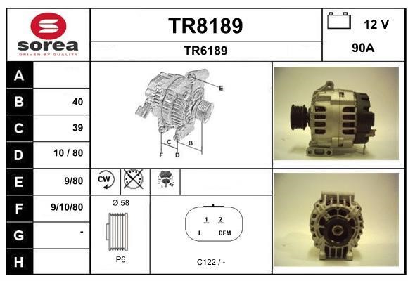 SNRA TR8189 Generator TR8189: Bestellen Sie in Polen zu einem guten Preis bei 2407.PL!