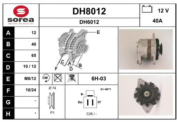 SNRA DH8012 Генератор DH8012: Приваблива ціна - Купити у Польщі на 2407.PL!