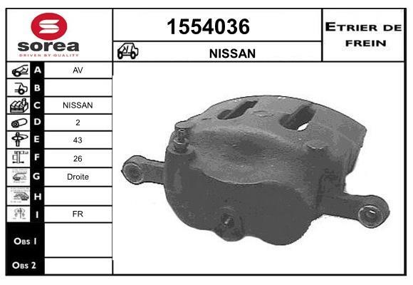 SNRA 1554036 Brake caliper 1554036: Buy near me in Poland at 2407.PL - Good price!