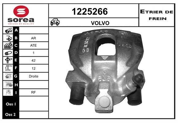 SNRA 1225266 Brake caliper 1225266: Buy near me in Poland at 2407.PL - Good price!