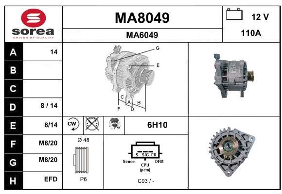 SNRA MA8049 Генератор MA8049: Купить в Польше - Отличная цена на 2407.PL!