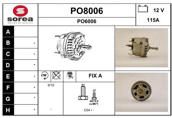 SNRA PO8006 Generator PO8006: Kaufen Sie zu einem guten Preis in Polen bei 2407.PL!