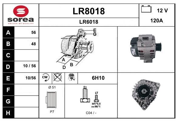 SNRA LR8018 Генератор LR8018: Отличная цена - Купить в Польше на 2407.PL!