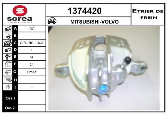 SNRA 1374420 Суппорт тормозной передний правый 1374420: Отличная цена - Купить в Польше на 2407.PL!