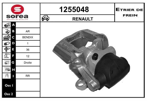 SNRA 1255048 Brake caliper 1255048: Buy near me in Poland at 2407.PL - Good price!