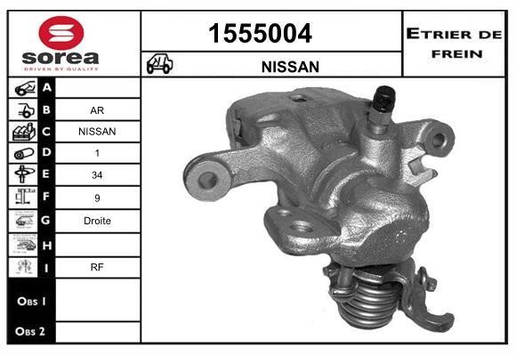 SNRA 1555004 Brake caliper 1555004: Buy near me in Poland at 2407.PL - Good price!