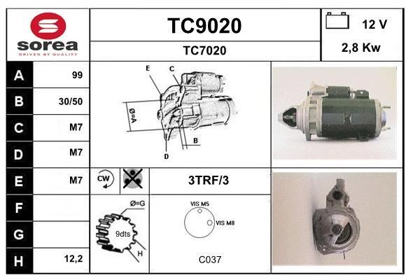 SNRA TC9020 Rozrusznik TC9020: Dobra cena w Polsce na 2407.PL - Kup Teraz!