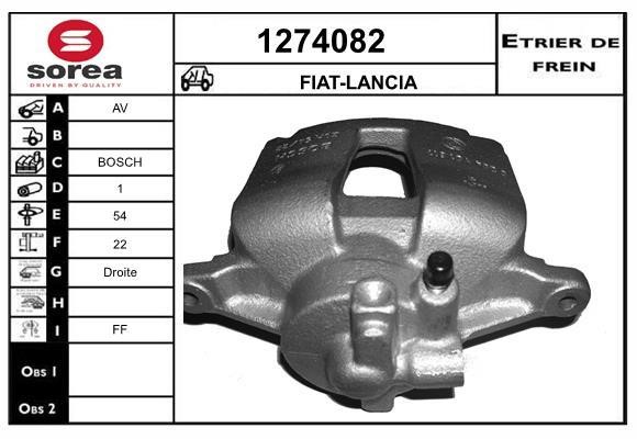 SNRA 1274082 Суппорт тормозной передний правый 1274082: Отличная цена - Купить в Польше на 2407.PL!