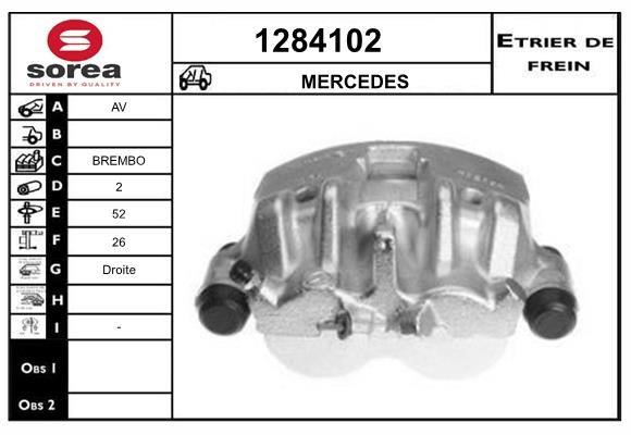 SNRA 1284102 Суппорт тормозной 1284102: Отличная цена - Купить в Польше на 2407.PL!