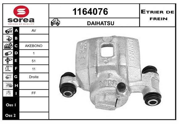 SNRA 1164076 Суппорт тормозной 1164076: Отличная цена - Купить в Польше на 2407.PL!