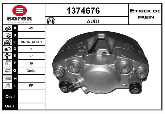 SNRA 1374676 Bremssattel 1374676: Kaufen Sie zu einem guten Preis in Polen bei 2407.PL!