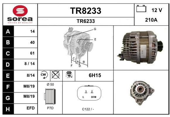 SNRA TR8233 Генератор TR8233: Отличная цена - Купить в Польше на 2407.PL!