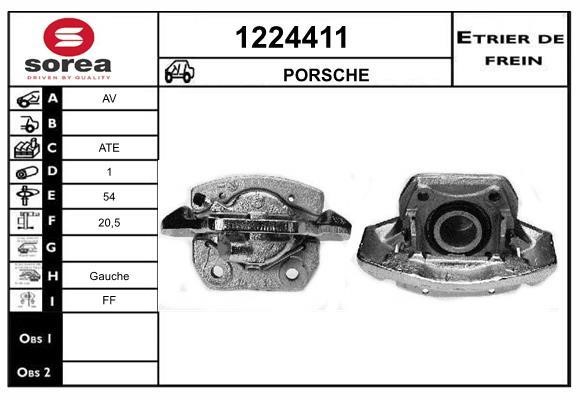 SNRA 1224411 Bremssattel vorne links 1224411: Kaufen Sie zu einem guten Preis in Polen bei 2407.PL!