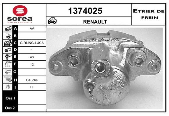 SNRA 1374025 Bremssattel 1374025: Kaufen Sie zu einem guten Preis in Polen bei 2407.PL!