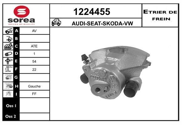 SNRA 1224455 Суппорт тормозной передний левый 1224455: Отличная цена - Купить в Польше на 2407.PL!