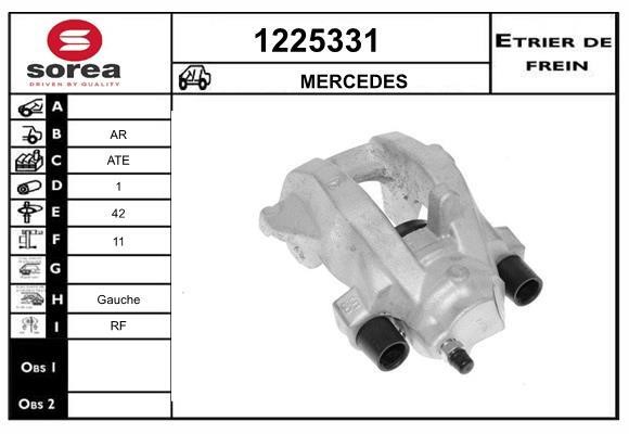 SNRA 1225331 Brake caliper 1225331: Buy near me in Poland at 2407.PL - Good price!