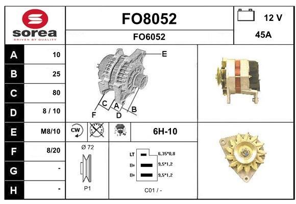 SNRA FO8052 Generator FO8052: Kaufen Sie zu einem guten Preis in Polen bei 2407.PL!