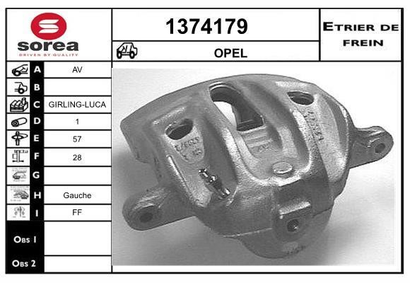 SNRA 1374179 Brake caliper 1374179: Buy near me at 2407.PL in Poland at an Affordable price!