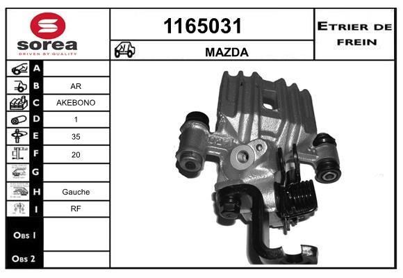 SNRA 1165031 Bremssattel 1165031: Kaufen Sie zu einem guten Preis in Polen bei 2407.PL!