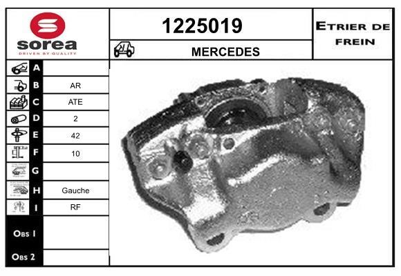 SNRA 1225019 Brake caliper 1225019: Buy near me in Poland at 2407.PL - Good price!