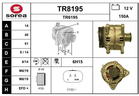SNRA TR8195 Generator TR8195: Kaufen Sie zu einem guten Preis in Polen bei 2407.PL!