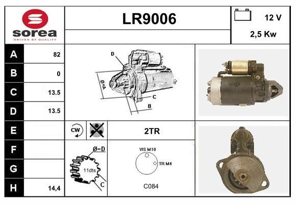 SNRA LR9006 Anlasser LR9006: Kaufen Sie zu einem guten Preis in Polen bei 2407.PL!