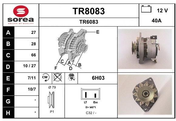 SNRA TR8083 Генератор TR8083: Отличная цена - Купить в Польше на 2407.PL!