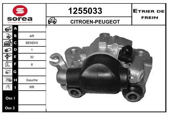 SNRA 1255033 Brake caliper 1255033: Buy near me at 2407.PL in Poland at an Affordable price!