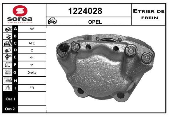 SNRA 1224028 Brake caliper 1224028: Buy near me in Poland at 2407.PL - Good price!
