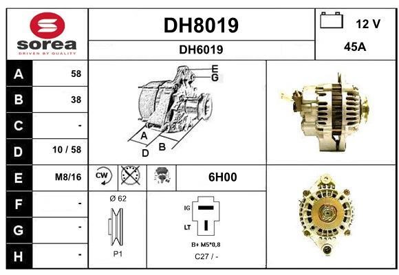 SNRA DH8019 Генератор DH8019: Купити у Польщі - Добра ціна на 2407.PL!