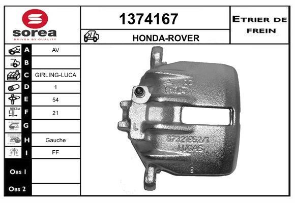 SNRA 1374167 Brake caliper 1374167: Buy near me in Poland at 2407.PL - Good price!