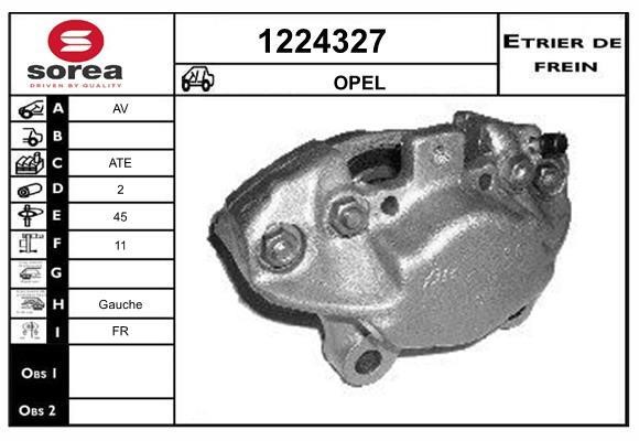 SNRA 1224327 Brake caliper front left 1224327: Buy near me in Poland at 2407.PL - Good price!