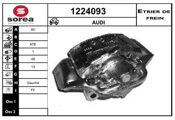 SNRA 1224093 Brake caliper 1224093: Buy near me in Poland at 2407.PL - Good price!