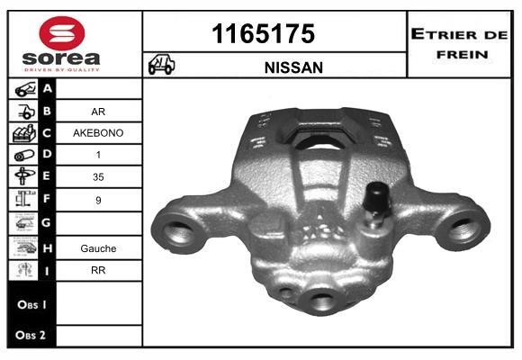 SNRA 1165175 Bremssattel hinten links 1165175: Kaufen Sie zu einem guten Preis in Polen bei 2407.PL!