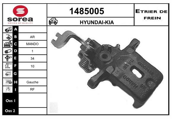 SNRA 1485005 Brake caliper 1485005: Buy near me in Poland at 2407.PL - Good price!