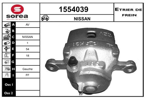 SNRA 1554039 Brake caliper 1554039: Buy near me in Poland at 2407.PL - Good price!