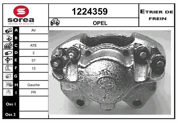 SNRA 1224359 Суппорт тормозной 1224359: Отличная цена - Купить в Польше на 2407.PL!