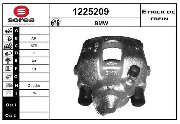 SNRA 1225209 Суппорт тормозной 1225209: Отличная цена - Купить в Польше на 2407.PL!
