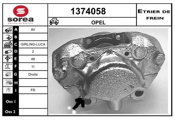 SNRA 1374058 Bremssattel 1374058: Kaufen Sie zu einem guten Preis in Polen bei 2407.PL!