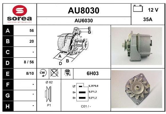 SNRA AU8030 Генератор AU8030: Отличная цена - Купить в Польше на 2407.PL!